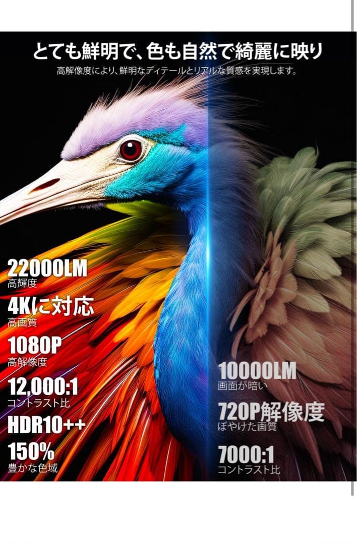 高性能プロジェクター 22000ルーメン 4K対応