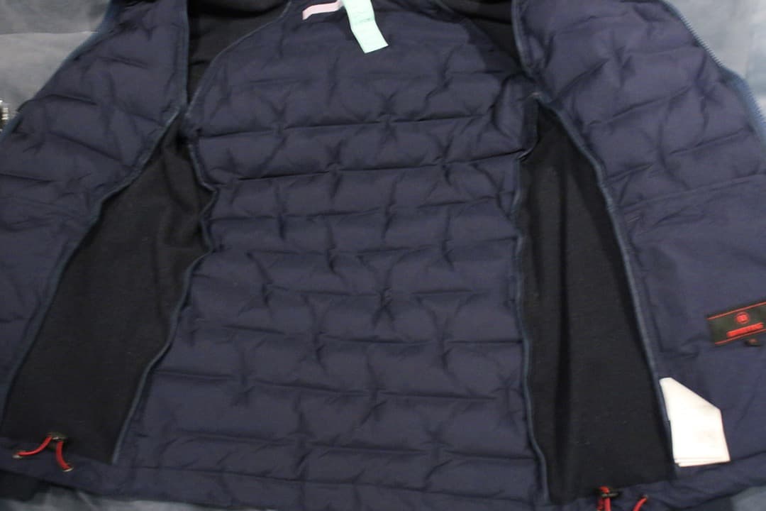 ひろろブリーフィングゴルフ ハイブリッドダウンパーカ　ネイビー メンズ S