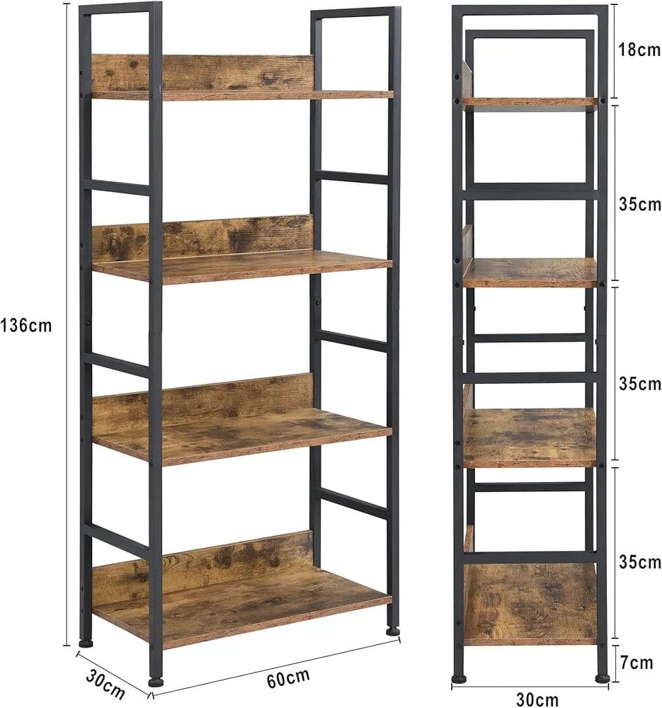 ✨オシャレ✨オープンシェルフ ラック 棚 4段 リビング レンジラック