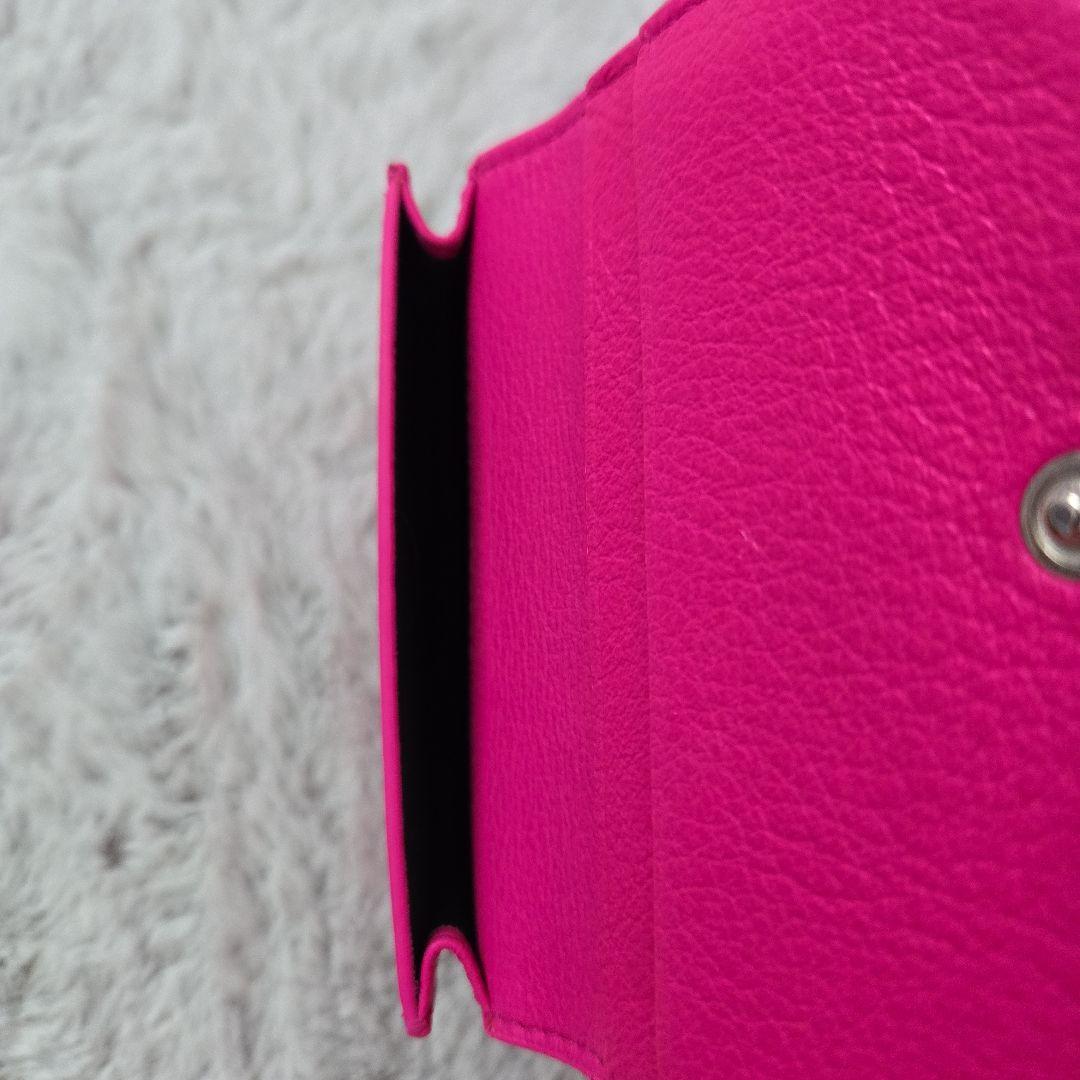 バレンシアガ　ペーパーマニー　 レザー 名刺入れ