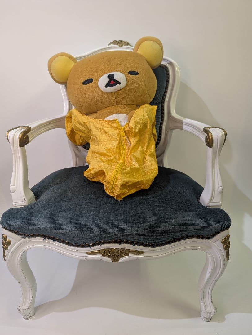 ロココ調 猫足 チェスターフィールドお宮参りお食初撮影用椅子 写真館用 撮影椅子