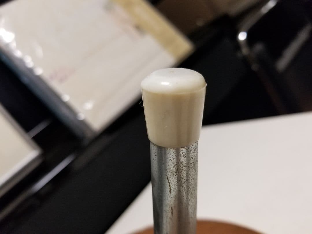 1970's　回転式　スペースエイジ　ポストモダン　オフオワイト　ゴールド　三脚