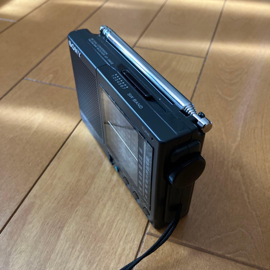 SONY ICF-SW22 9バンドポータブルラジオ 美品　ラジオ受信確認済み