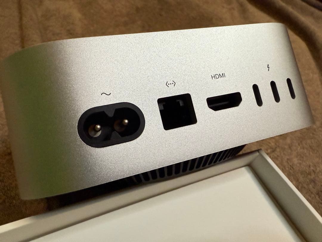 M4 Mac mini シルバー 16GB 256GB