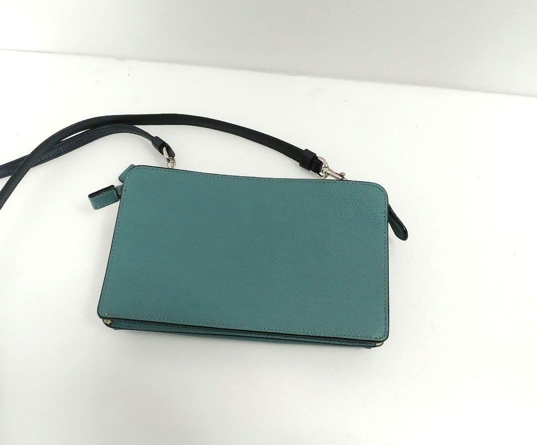 いの☆コーチ☆お財布ショルダー バッグ ミニショルダー☆ポーチ付き☆革