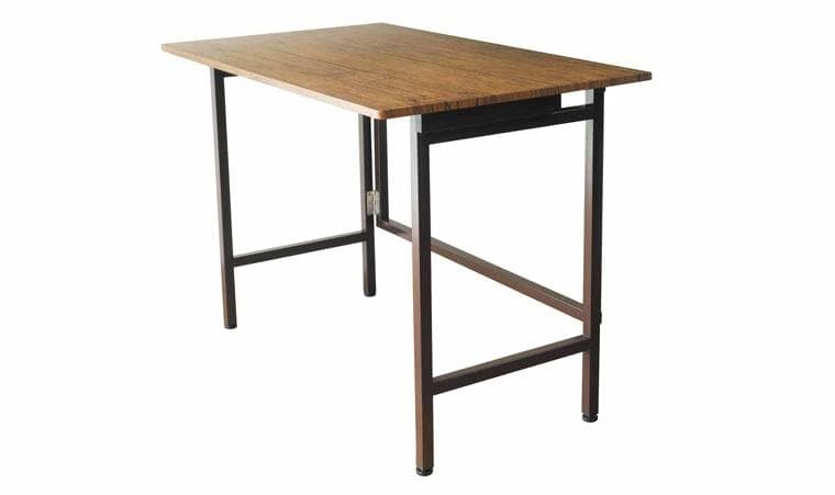 3*6様 幅100cm 折りたたみデスク FLAP 完成品 Brown Pine