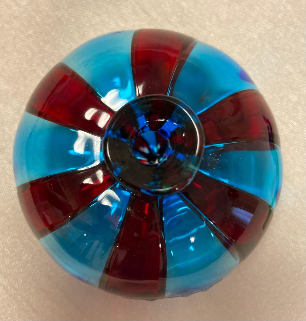 【F＆M Ballarin ムラーノガラス】 香水瓶／イタリア／工芸品／美術品