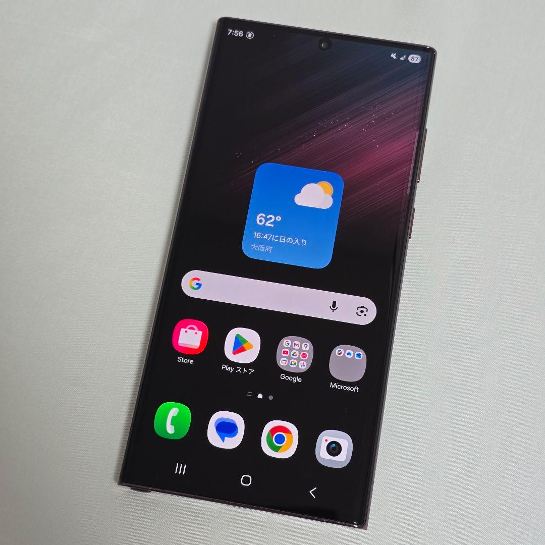 【ほぼ美品・訳あり】Galaxy S22 ultra SIMフリー 判定○