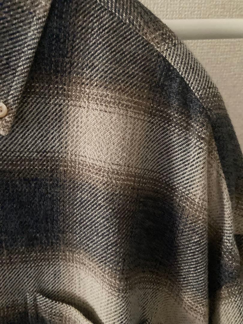 クチュールドアダム　フランネルオンブレーシャツ菊池京子