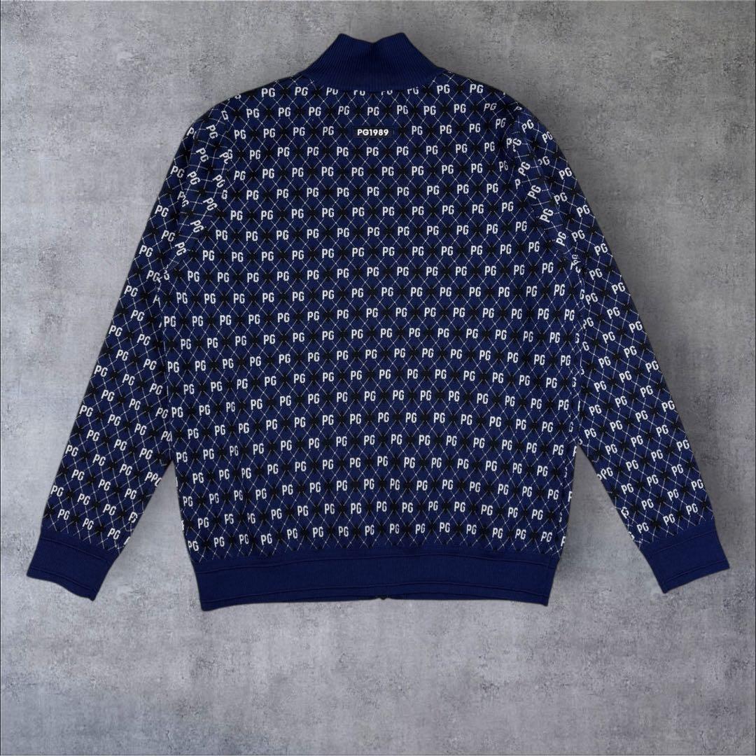 極美品 PEARLY GATES ゴルフ パーリーゲイツ ジップ ニット
