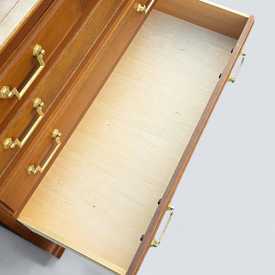 廃盤希少　マルニ木工 地中海 チェスト80 5段6杯 マホガニー maruni