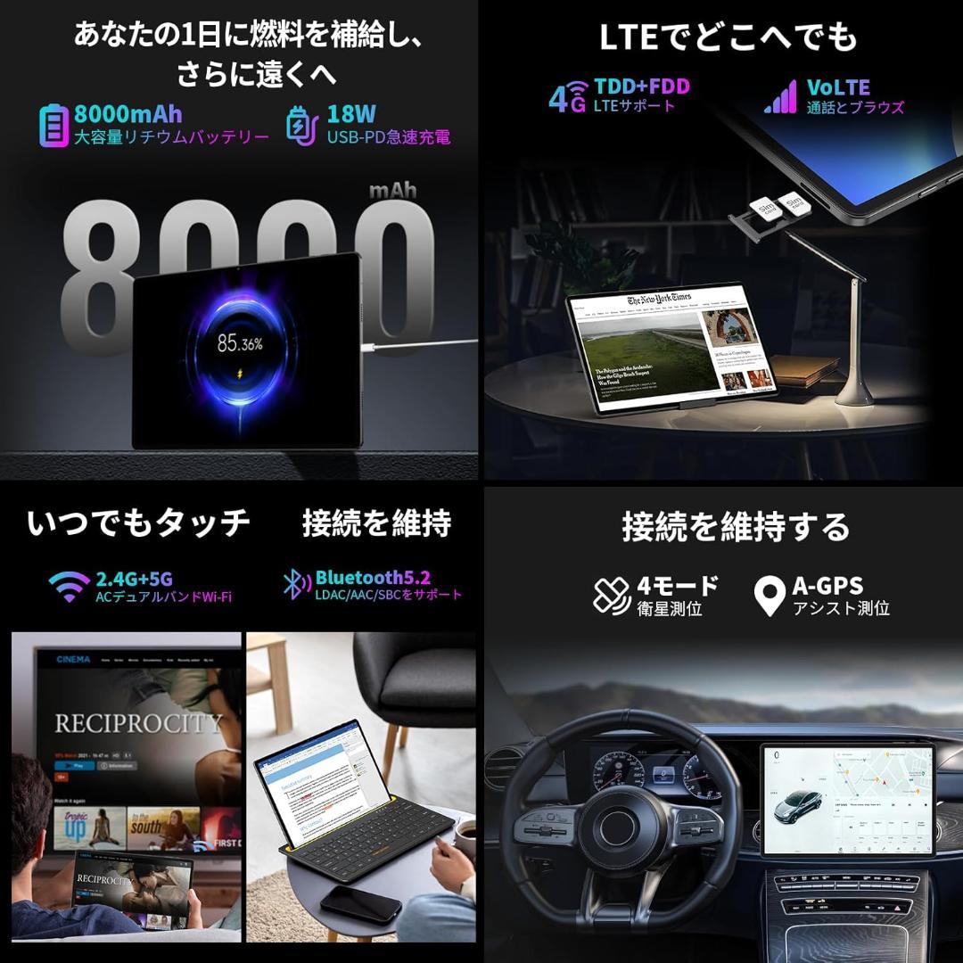 【まさどん夫婦】Teclast T50Max 11インチタブレット Hel