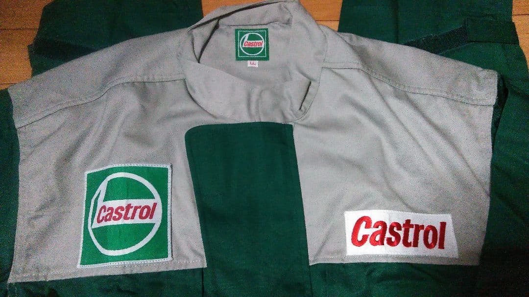 Castrol カストロール つなぎ オールインワン 作業服 ピットスーツ LL