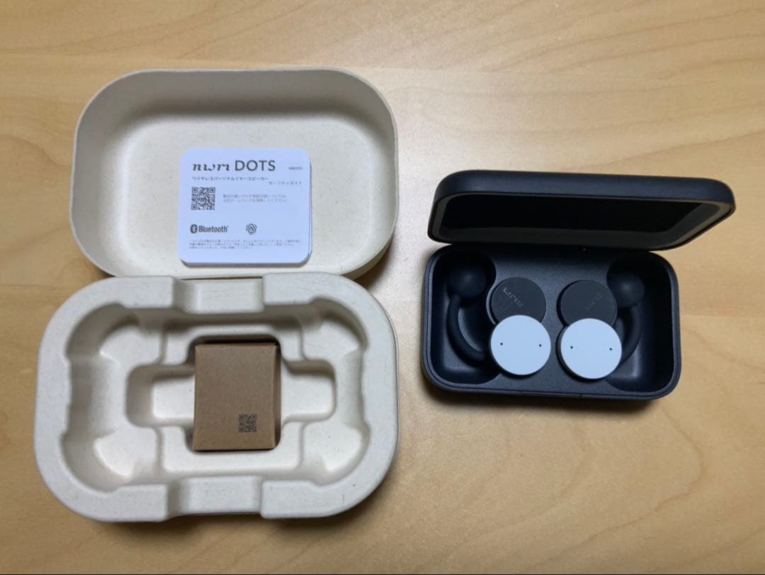 nwm (ヌーム)Dots オープンイヤー型 完全ワイヤレス 耳スピーカー