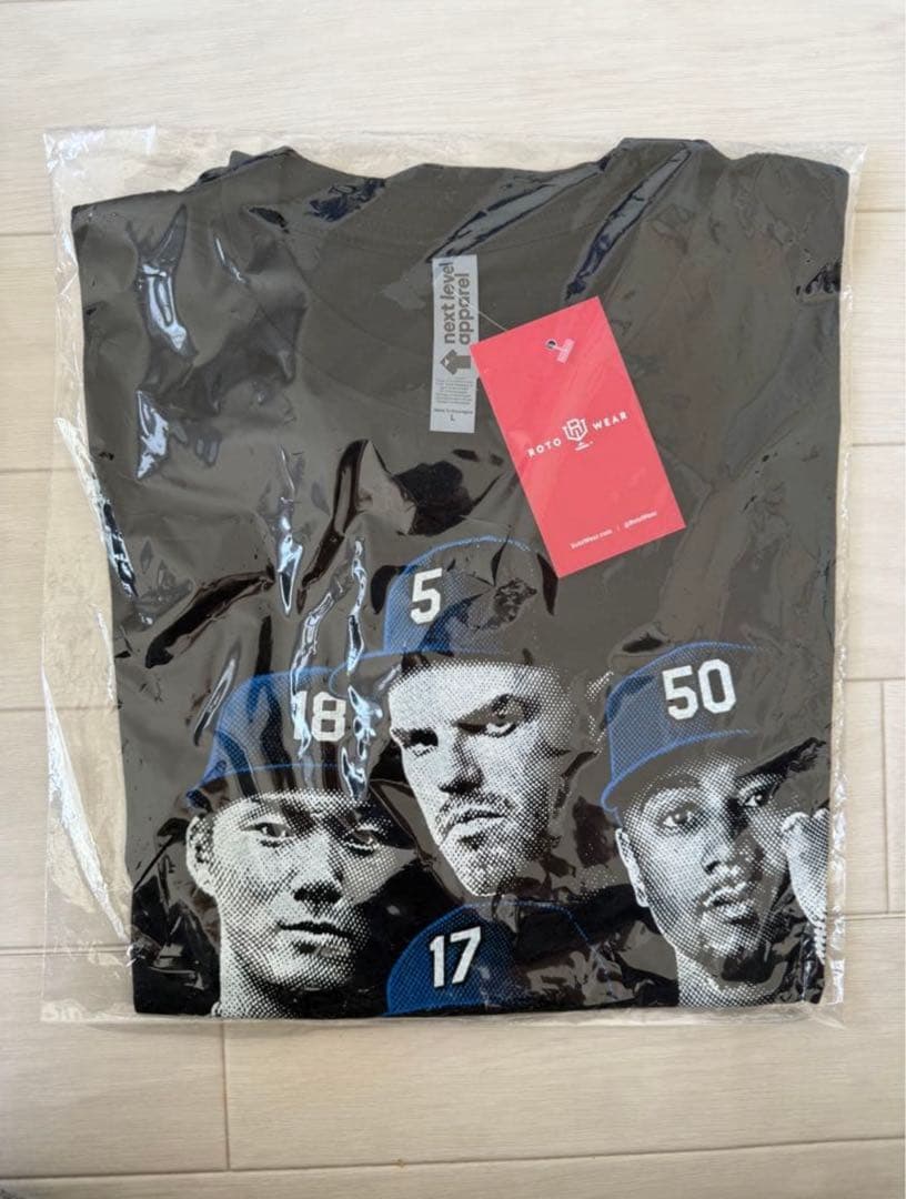 大谷翔平 山本由伸 ムーキーベッツ フレディフリーマン Tシャツ Lサイズ