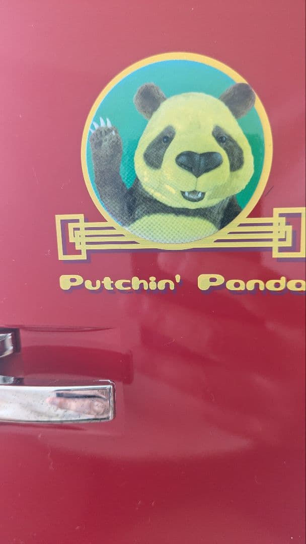 【レア品】Pandaスロットル付ミニ冷蔵庫★インテリアにも最適★相談可