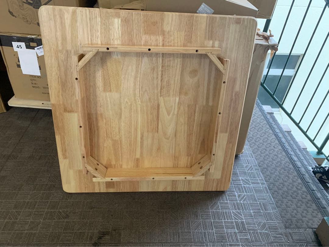 ダイニングテーブル オック無垢 木製 カフェテーブル 食卓テーブル北欧