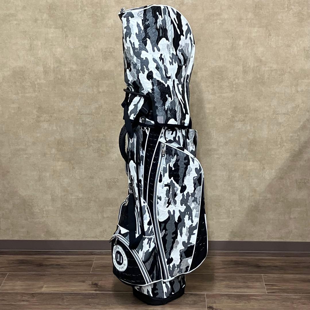 美品 OUUL オウル スタンド キャディバッグ アリゲーター カモ 9.5型