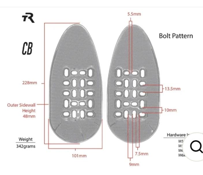 TRIRIG トライリグ　CLOSED BACK CARBON ARM CUPS