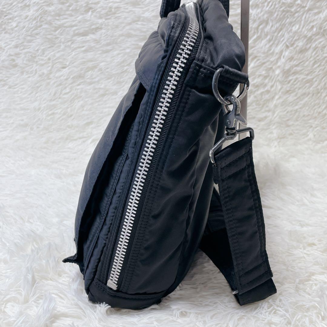 美品 PORTER タンカー 2way ブリーフケース ラウンドジップ
