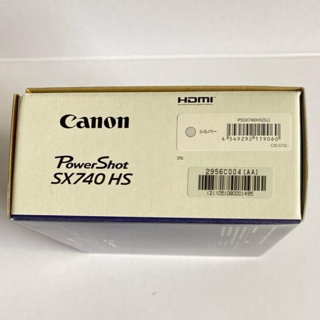 新品級　保証一年　 Canon PowerShot SX740 HS シルバー