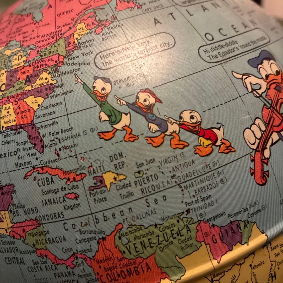 激レア 60's Rand McNally ディズニー 地球儀