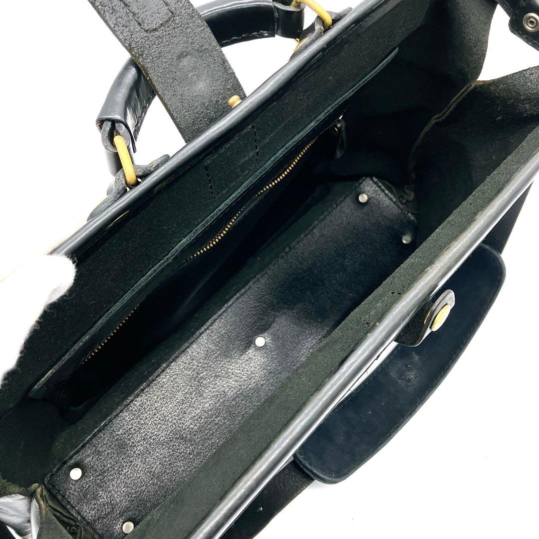 【HERZ】2wayソフトダレスバッグ　ビジネスバッグ　レザー　ブラック