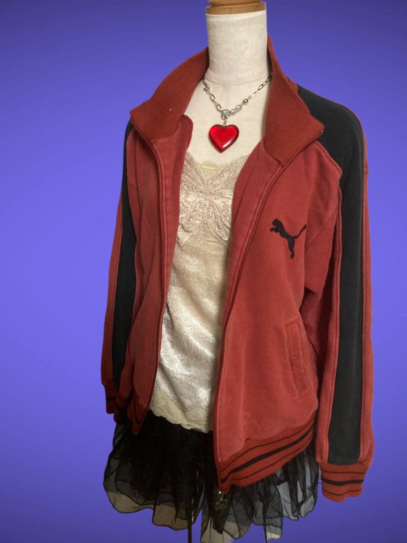 y2kビーズ刺繍キラキラ蝶々レースキャミ平成ギャル姫サテンフェアリーグランジ古着