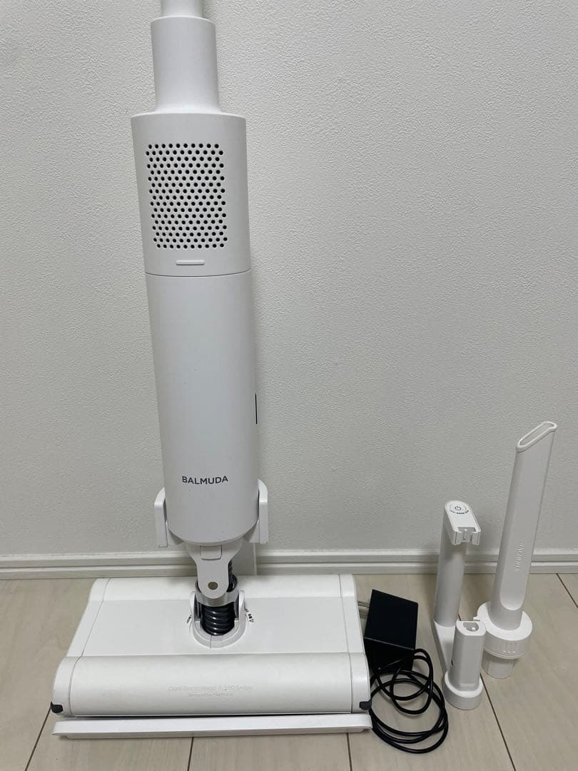 BALMUDA スティッククリーナー C01A-WH 本体一式　送料込
