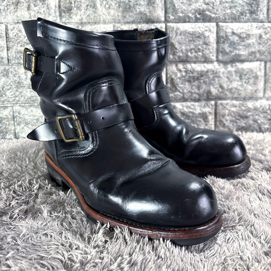 チペワ 廃番 99951 エンジニアブーツ USA製 レア✨ コードバン 黒