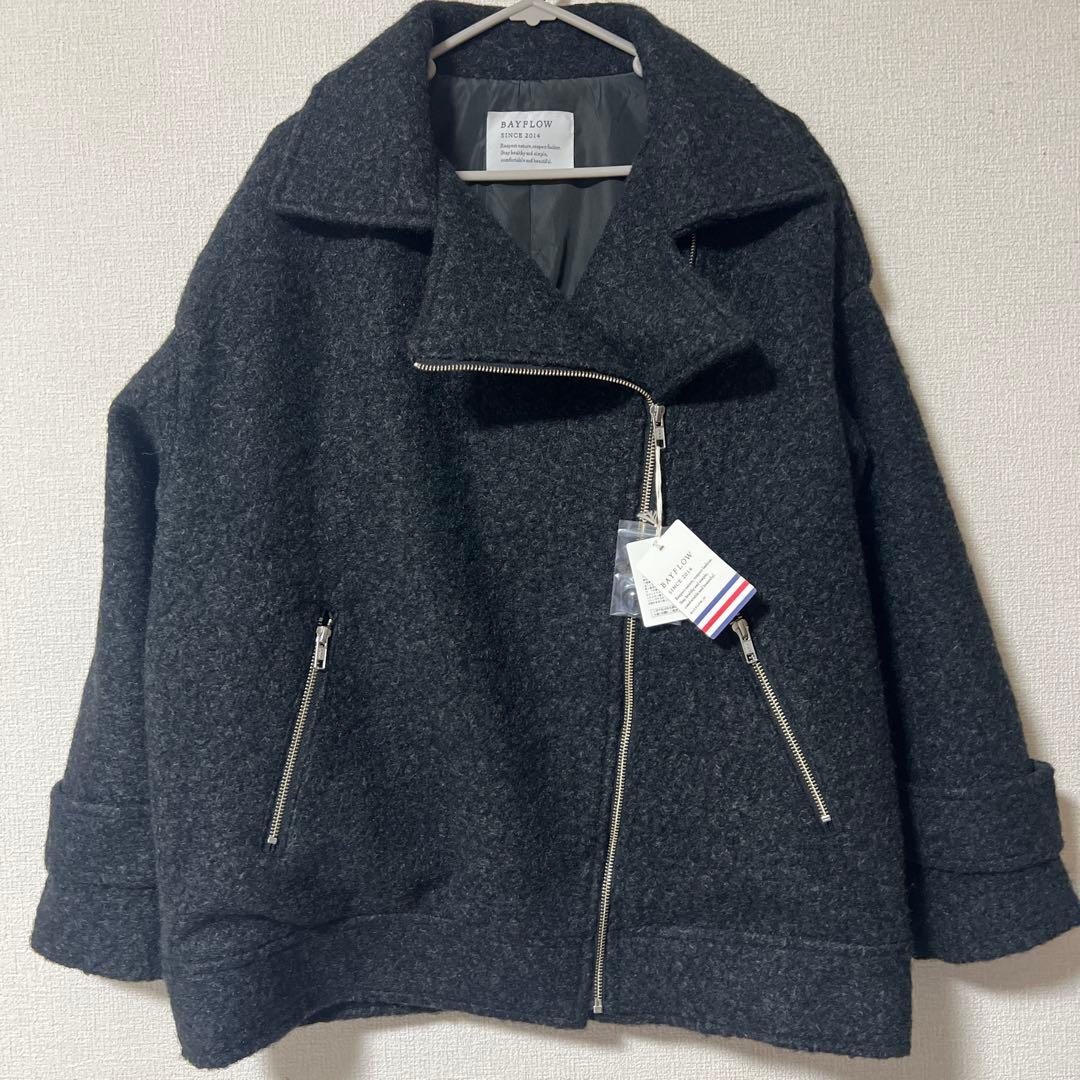 【新品未使用】BAYFROW ウーリーライダースコート