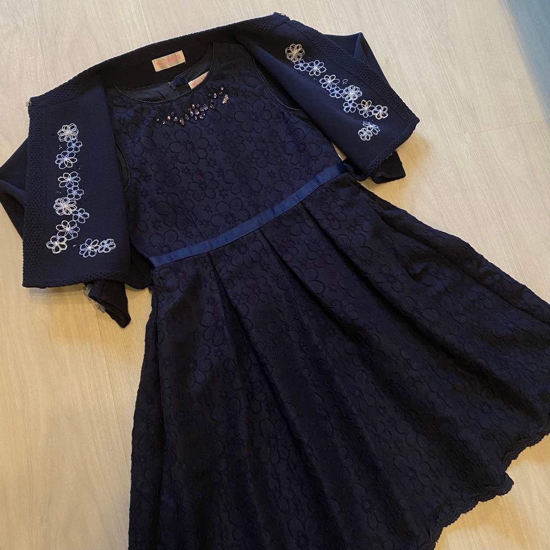 【値下げ】メゾピアノ　ボレロ　ワンピース　130 セット　新品同様