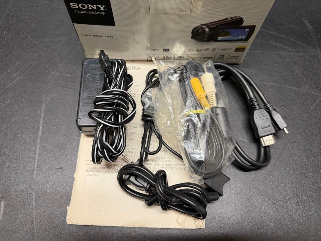 ビデオカメラ SONY HDR-CX430V 動作確認済み 中古品