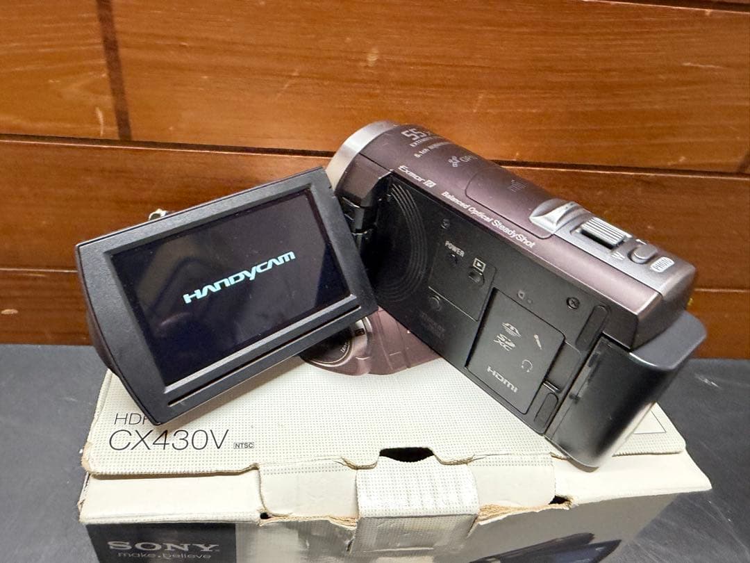 ビデオカメラ SONY HDR-CX430V 動作確認済み 中古品