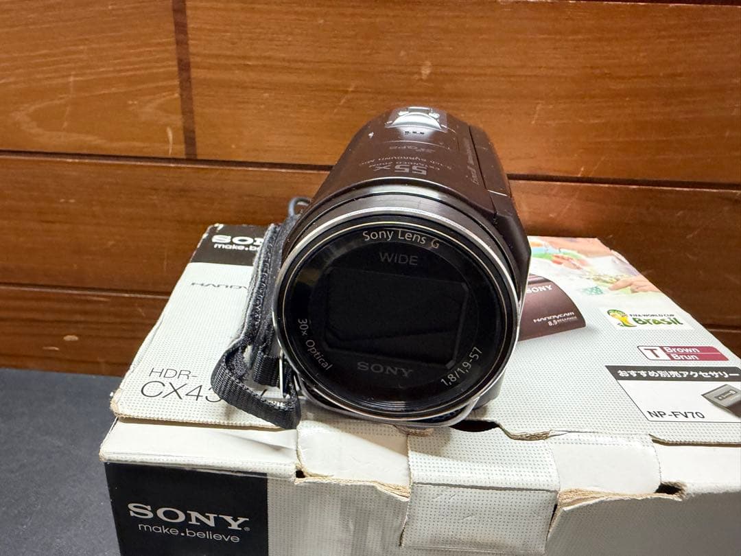 ビデオカメラ SONY HDR-CX430V 動作確認済み 中古品