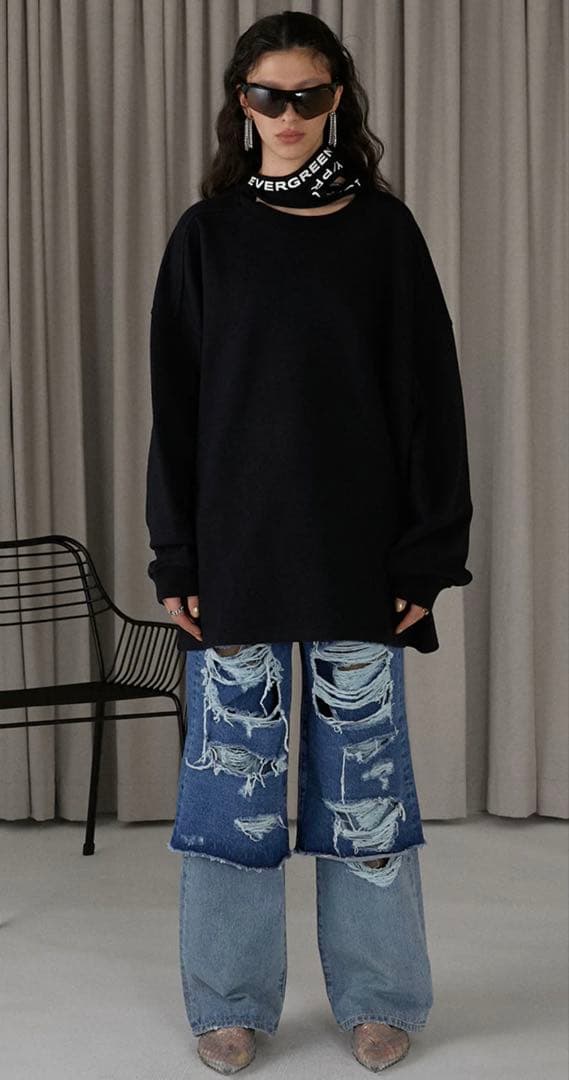 Y/PROJECT Evergreen Triple Collar スウェット