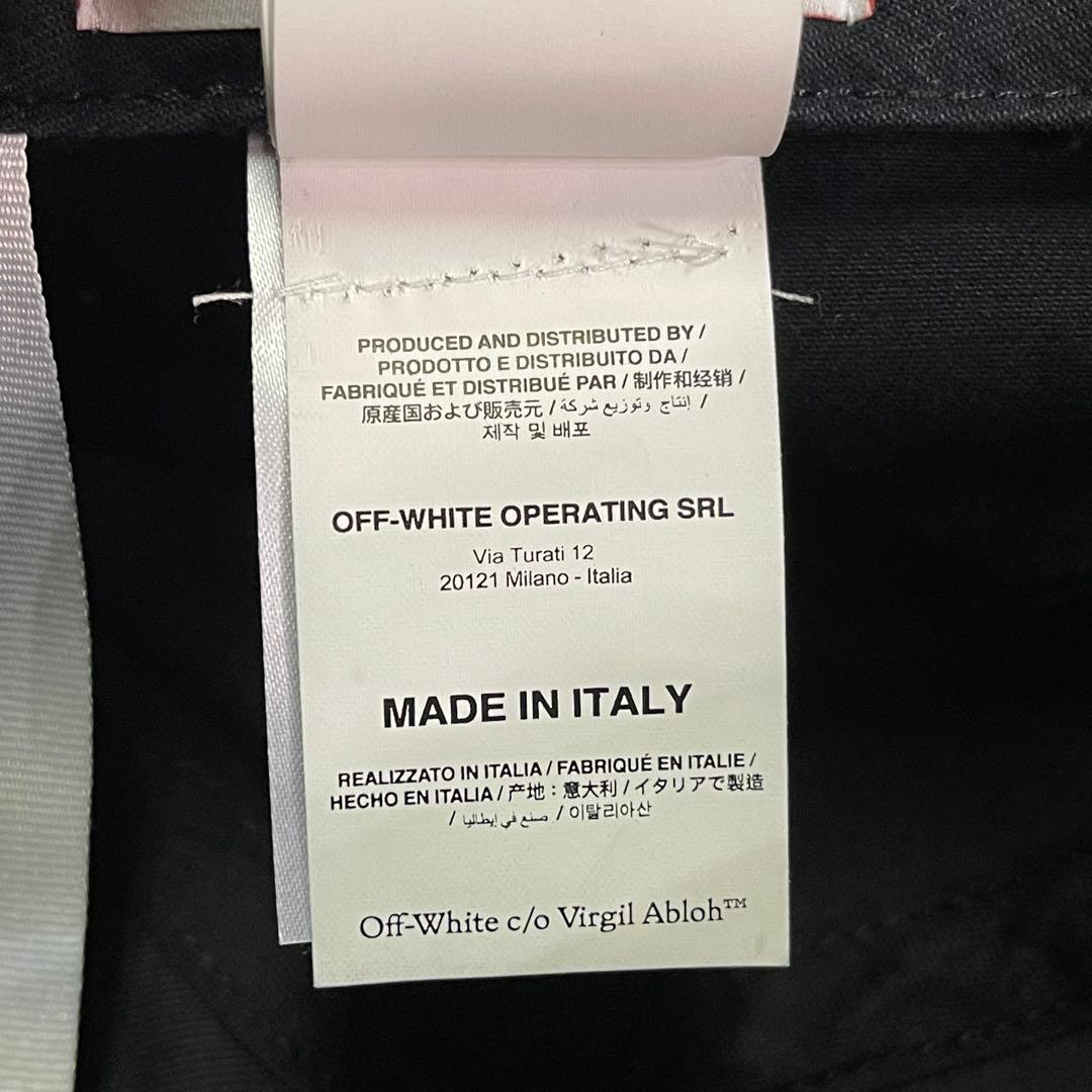 帽子 OFF-WHITE HELVET INDUST BASEBALL CAP O/S