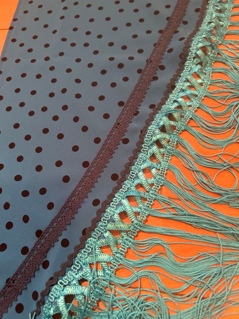 ②セルリアンブルー　フラメンコ衣装シージョ新品未使用