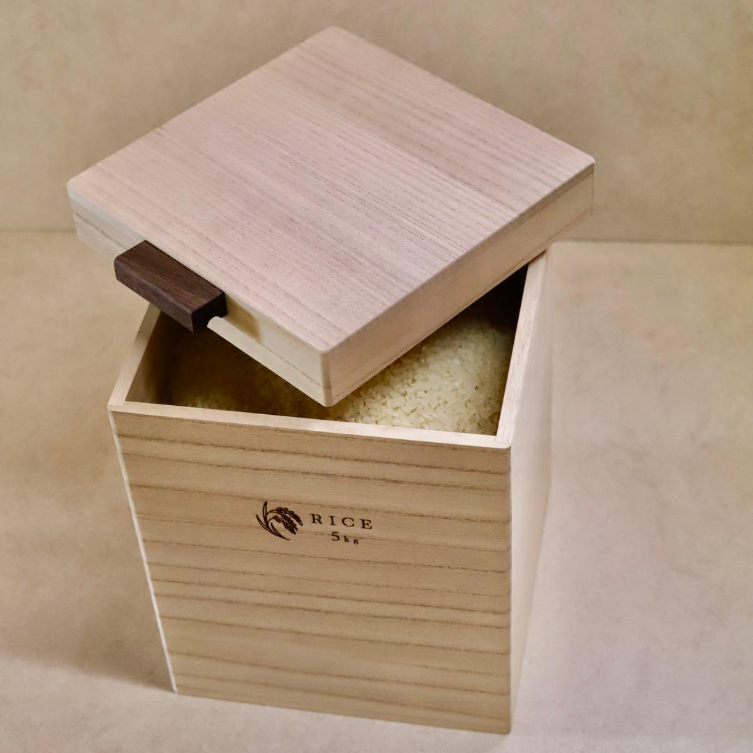桐の米びつ 5kgサイズ　新米を美味しく保存♪