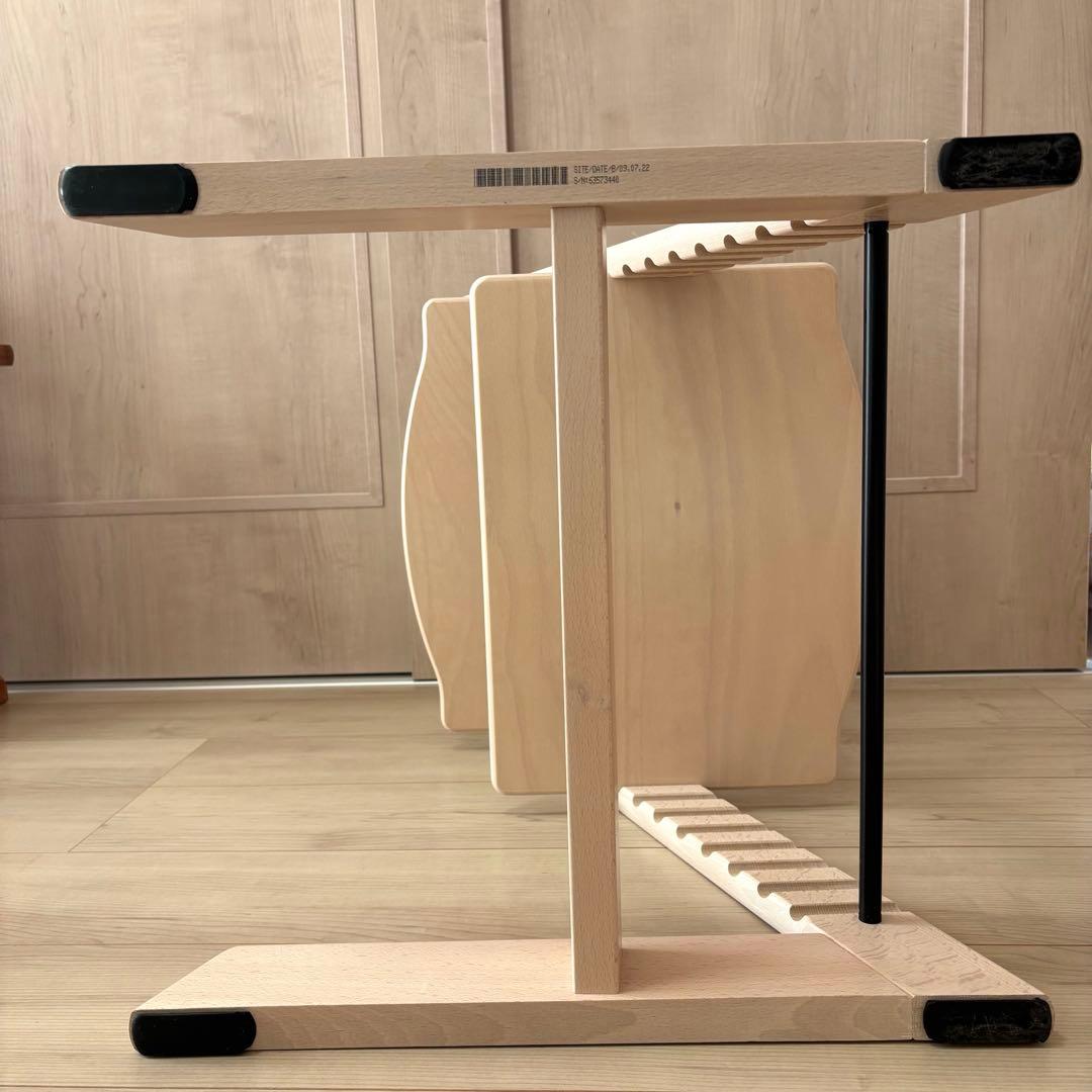 極美品‼︎ストッケ トリップトラップ ホワイトウォッシュ 新型 シリアルナンバー6