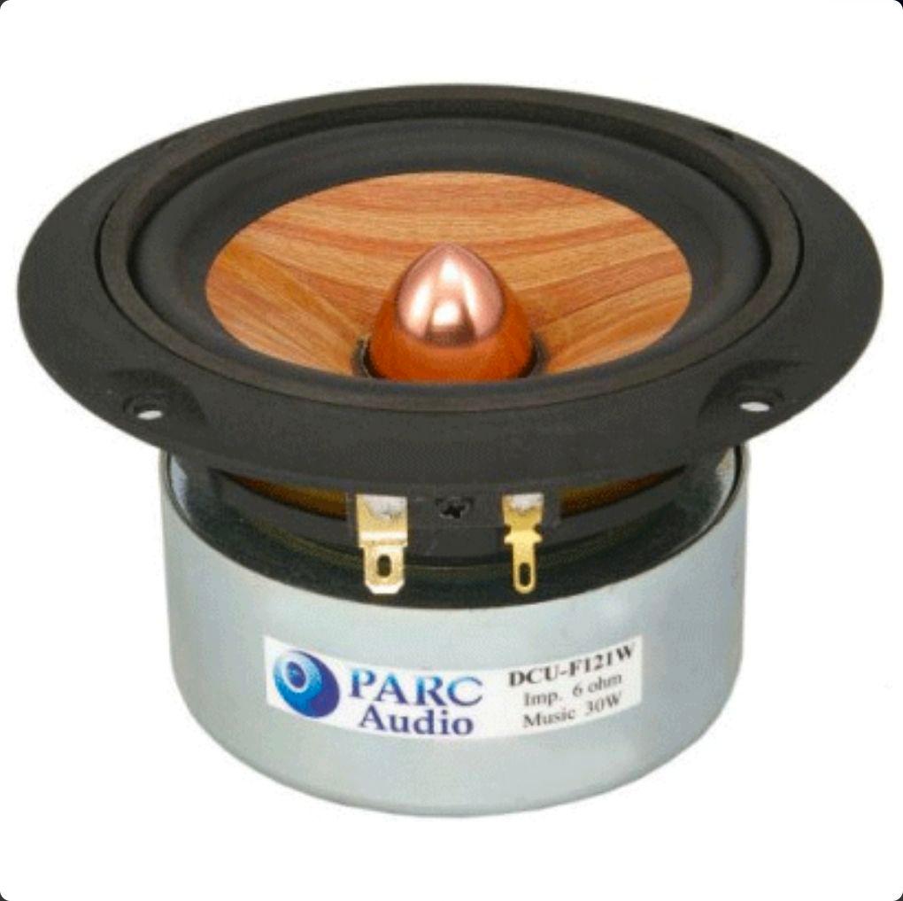 PARCAudio DCU-F121W 新品未使用ウッドコーンスピーカーユニット