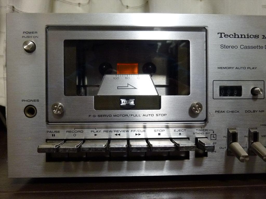 Technics テクニクス カセットデッキ RS-M40 全機能動作 難あり