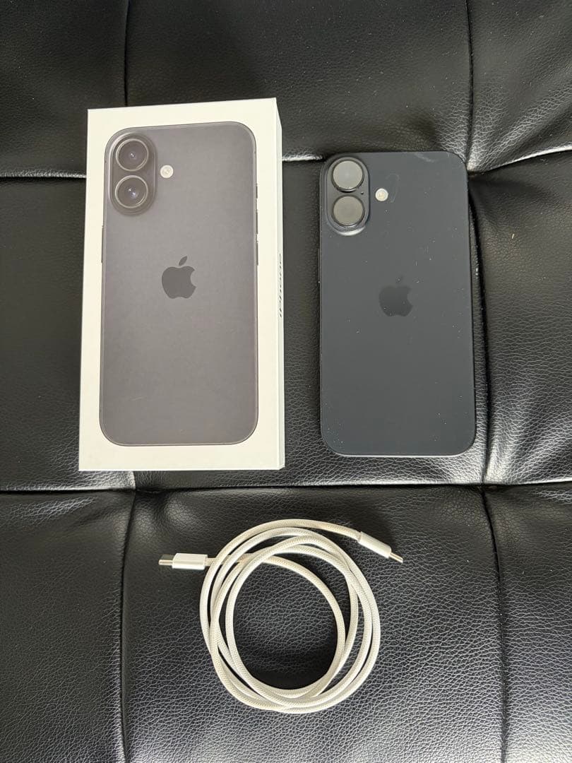 iPhone16 128GB ブラック SIMフリー 【バッテリー91%残】