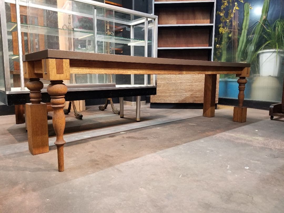 オーダーメイド　アート　スピンドル　レッグス　ロング　サイドボード　テーブル