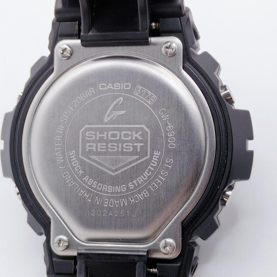 CASIO G-SHOCK GW-6900-1JF 電波ソーラー 稼働品