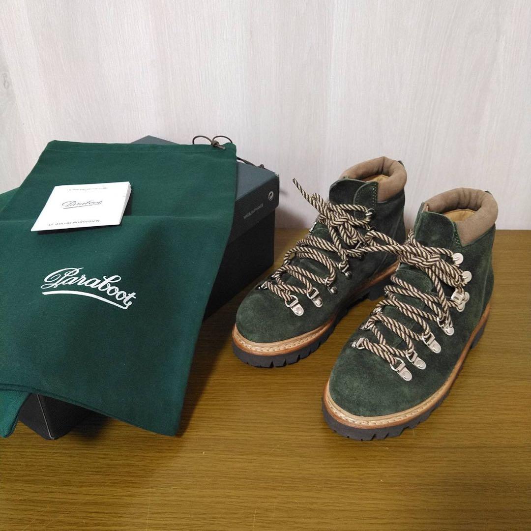 パラブーツAVORIAZブーツ革アヴォリアーズukスウェード3マウンテンRレザー