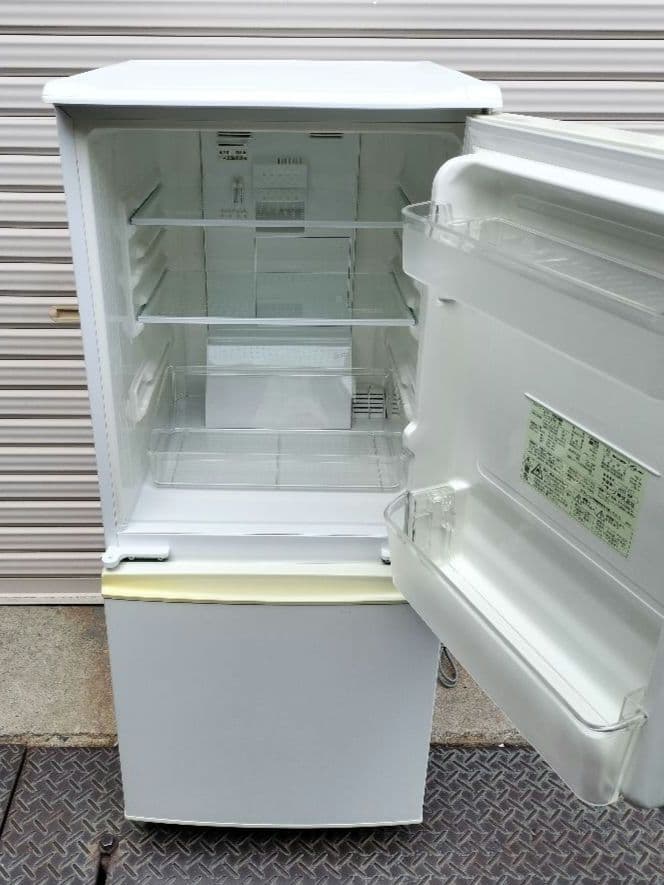 SHARP 冷蔵庫 SJ-14RC-W 137L 2ドア冷蔵庫 ホワイト