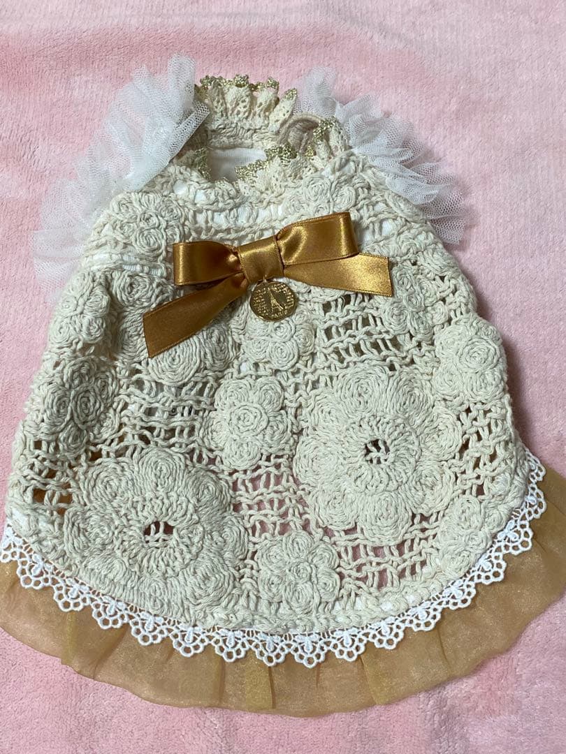 Marvel マルベル フラワークロシェワンピース SS