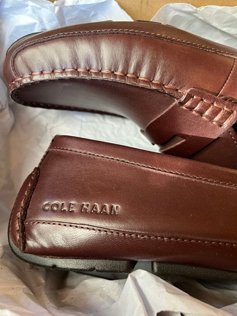 新品未使用/非売品COLE HAAN/ドライビング、ローファーUS8.5/ダーク