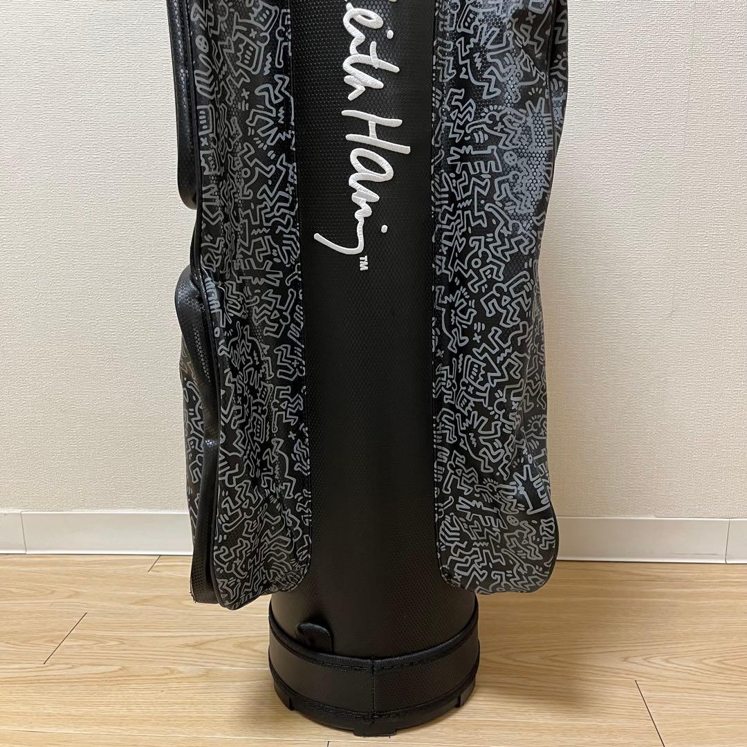 入手困難 美品 キースヘリング 軽量キャディバッグ 7.5型